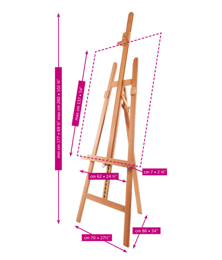 Mabef Big Lyre Easel M12