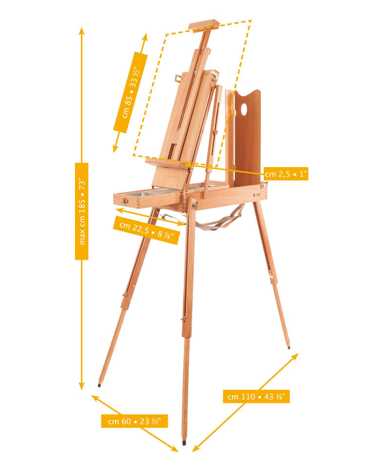 Mabef M23 Backpacker Sketchbox Easel