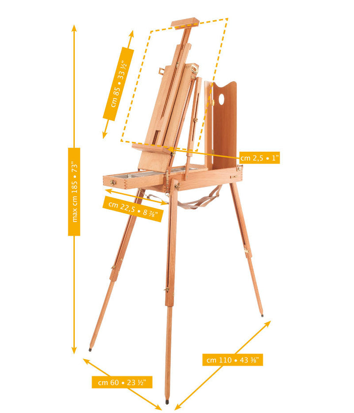 Mabef M23 Backpacker Sketchbox Easel