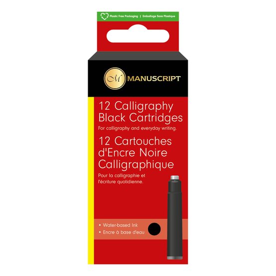 Manuscript Calligraphy fountain pen Cartridges BL PK12