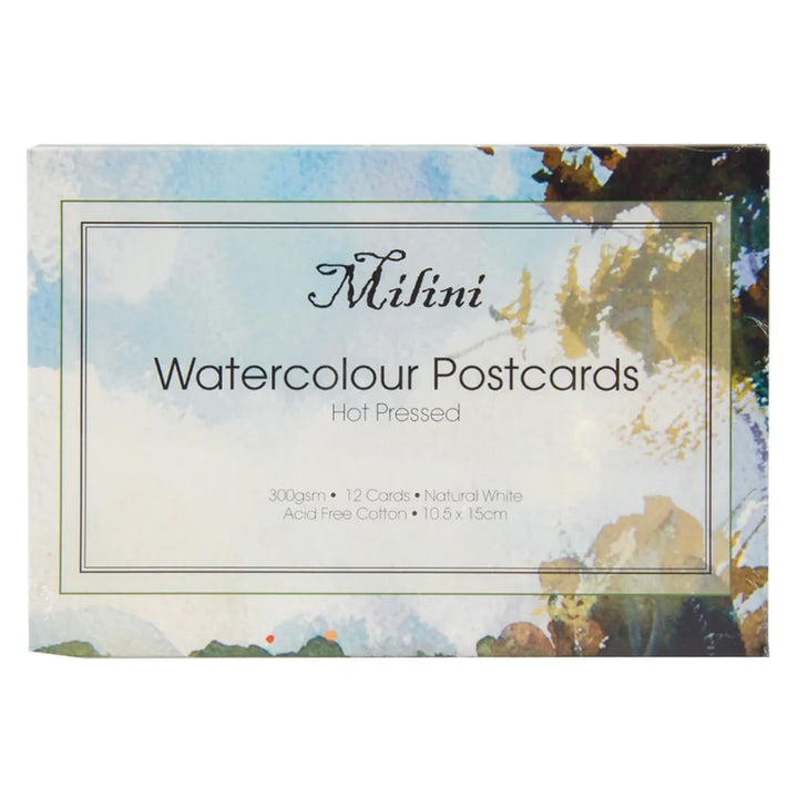 Milini Watercolour Postcards Hot Pressed