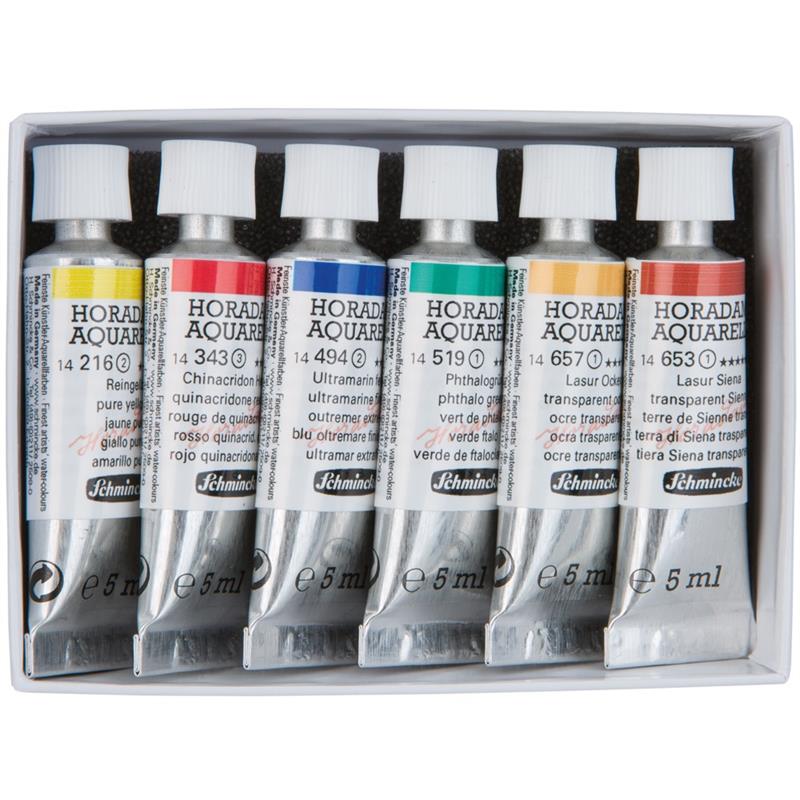 Schmincke Transparent Mixing Colours Set 6x5ml Tubes