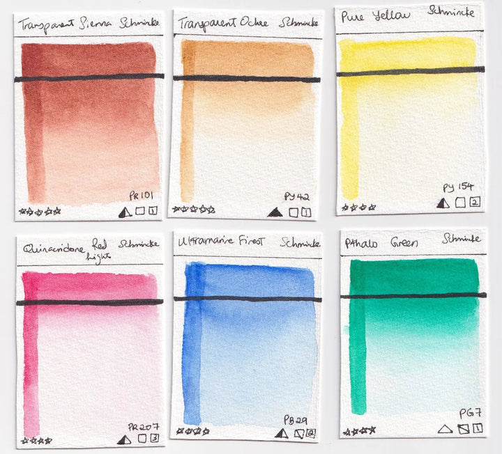 Schmincke Transparent Mixing Colours Set 6x5ml Tubes