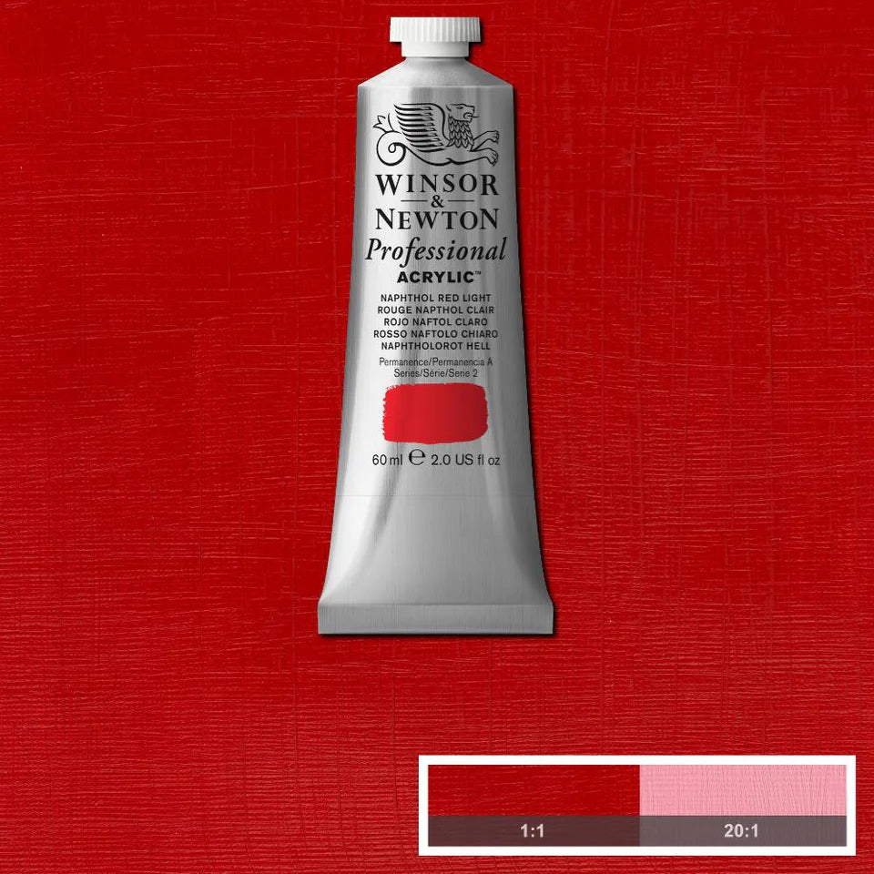 Naphthol Red Lt Winsor &amp; Newton Artist Acrylic 60ml