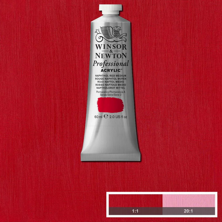 Naphthol Red Med Winsor &amp; Newton Artist Acrylic
