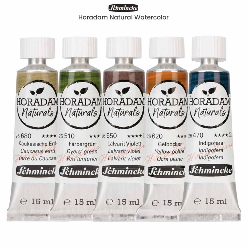Horadam Naturals (Vegan) Cardboard Set Plant Pigments 5x15ml