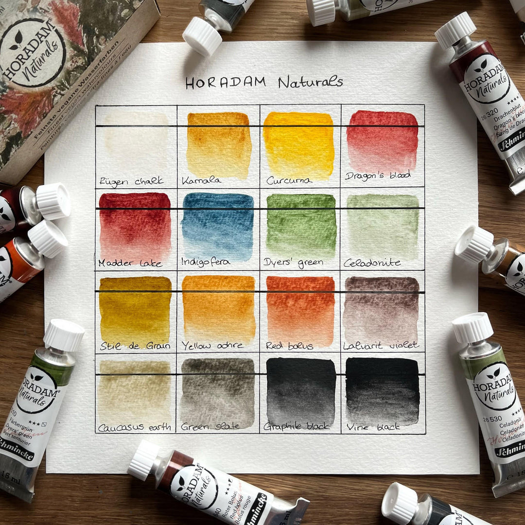 Horadam Naturals (Vegan) Cardboard Set Plant Pigments 5x15ml