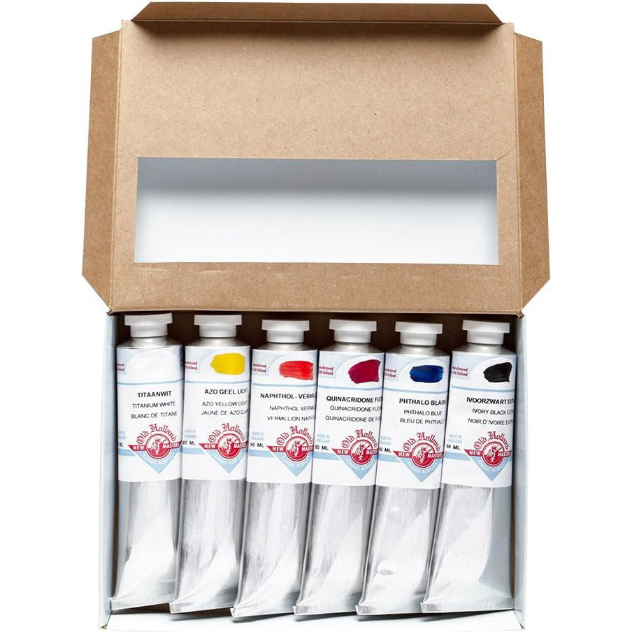 New Masters Acrylic Intro Set 6 Tubes