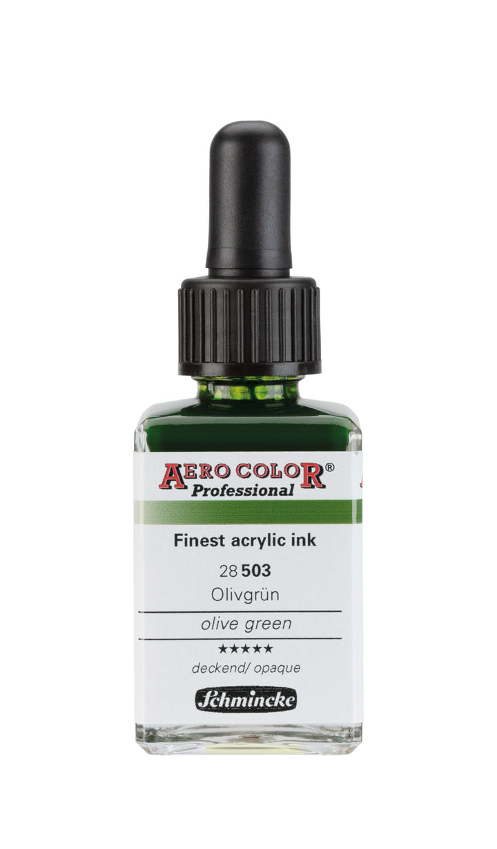 Olive Green Schmincke Aero Colour 28ml