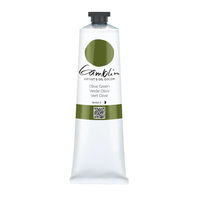 Olive Green Gamblin Artist Oil