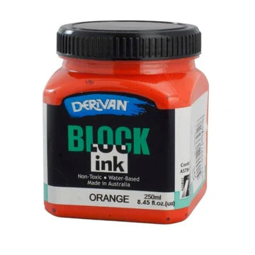 Derivan Block Ink Orange