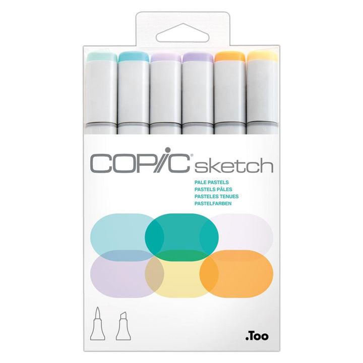 Copic Sketch Pale Pastel Set 6
