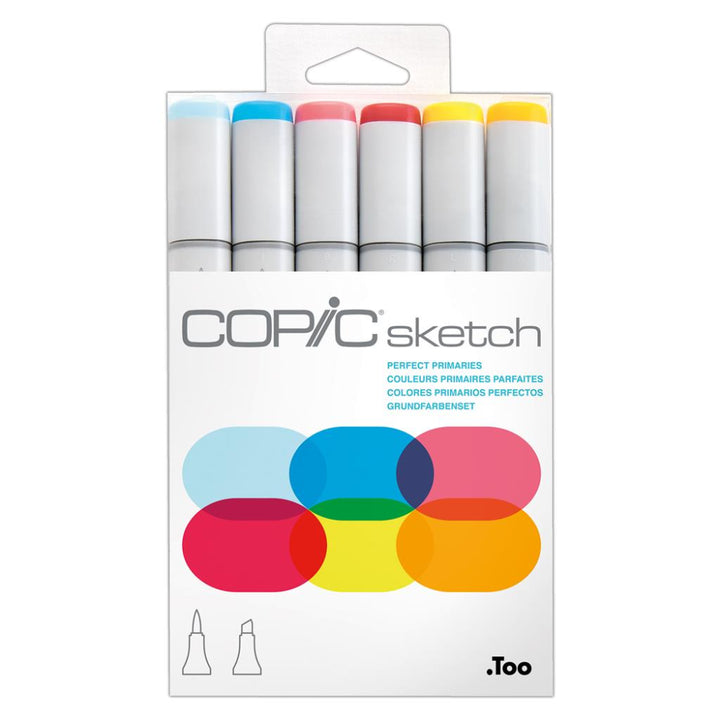Copic Sketch Perfect Primaries Set 6