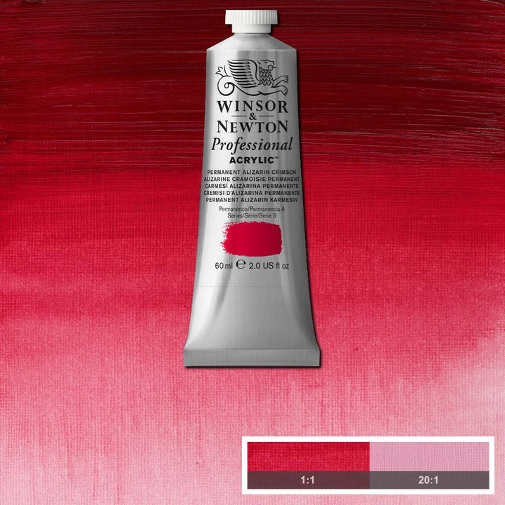 Perm Alizarin Crimson Winsor &amp; Newton Artist Acrylic