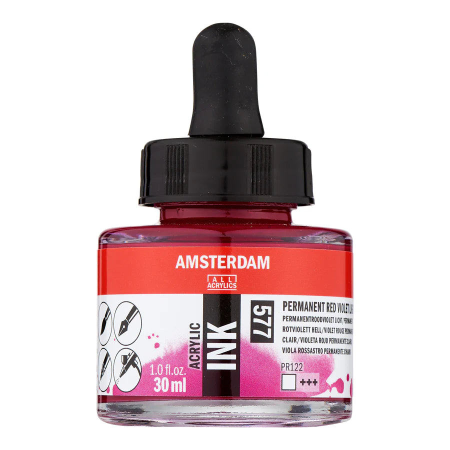 Perm Red Violet Lt Talens Ink 30ml
