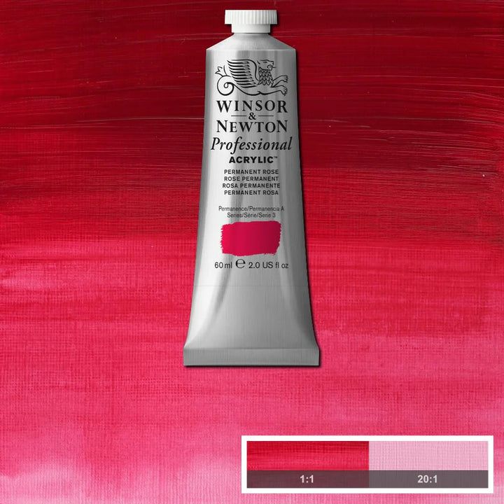 Permanent Rose Winsor &amp; Newton Artist Acrylic