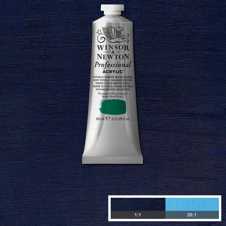 Phthalo Blue Green Shade Winsor &amp; Newton Artist Acrylic