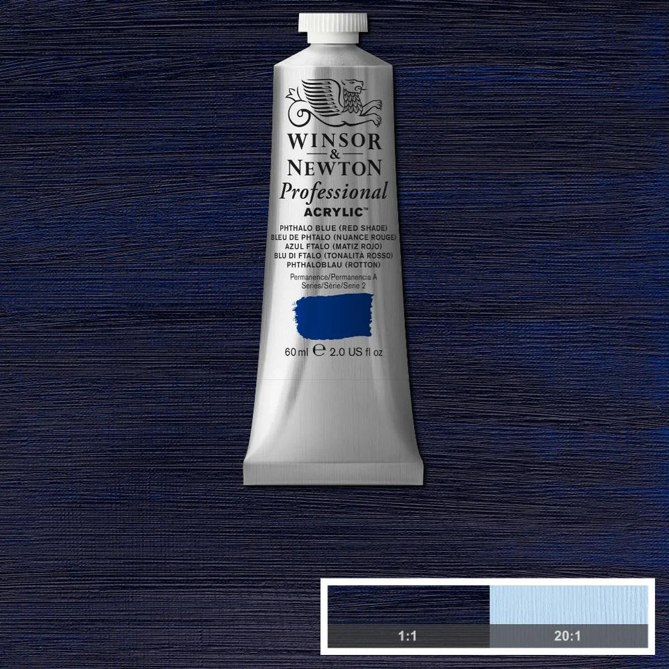Phthalo Blue Red Shade Winsor &amp; Newton Artist Acrylic 60ml