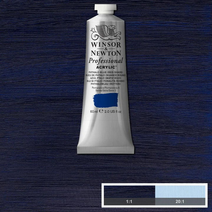 Phthalo Blue Red Shade Winsor &amp; Newton Artist Acrylic 60ml