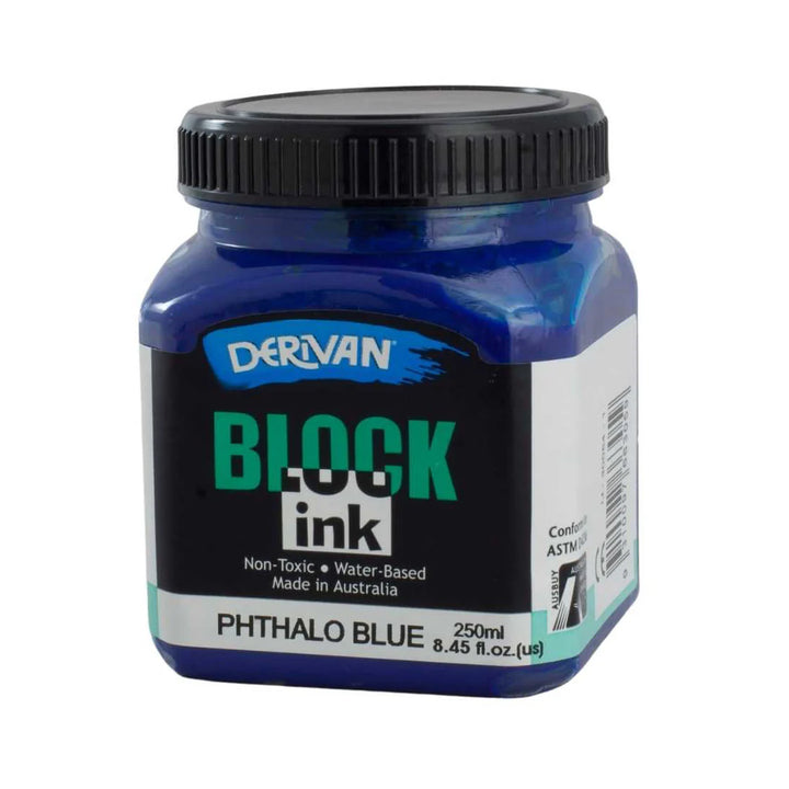 Derivan Block Ink Phthalo Blue