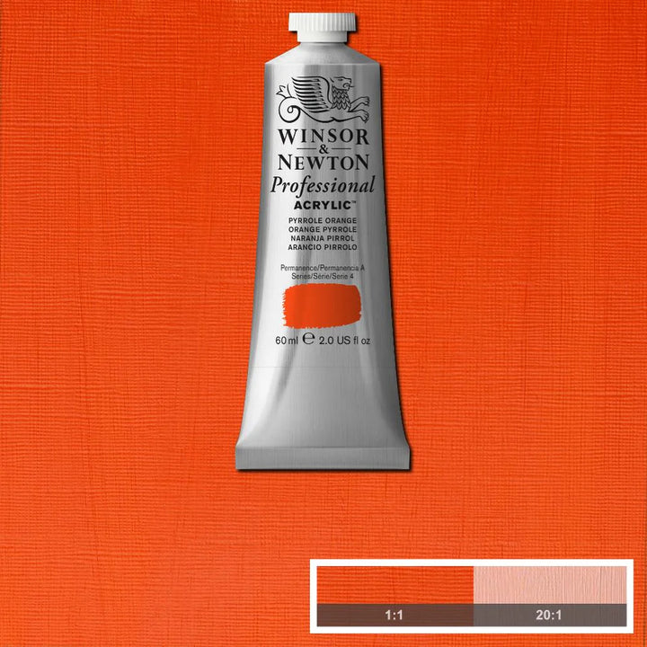 Pyrrole Orange Winsor &amp; Newton Artist Acrylic 60ml