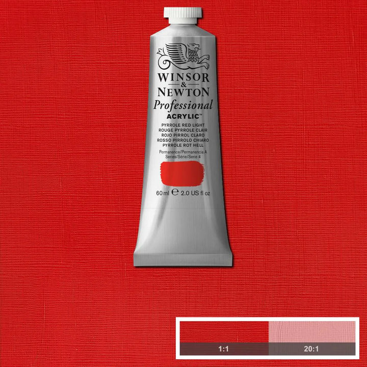 Pyrrole Red Lt Winsor &amp; Newton Artist Acrylic 60ml