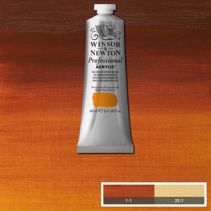 Quinacridone Gold Winsor &amp; Newton Artist Acrylic 60ml