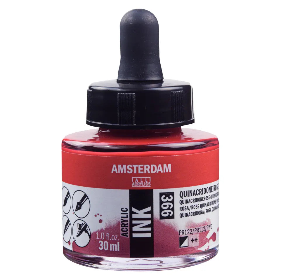 Quinacridone Rose Talens Ink 30ml