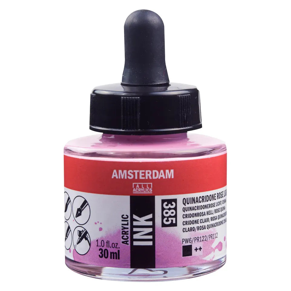 Quinacridone Rose Lt Talens Ink 30ml