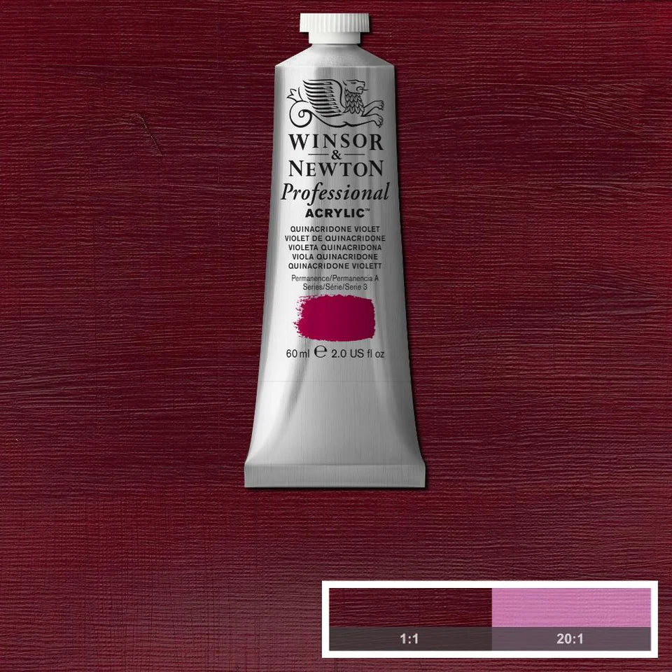 Quin Violet Winsor &amp; Newton Artist Acrylic 60ml