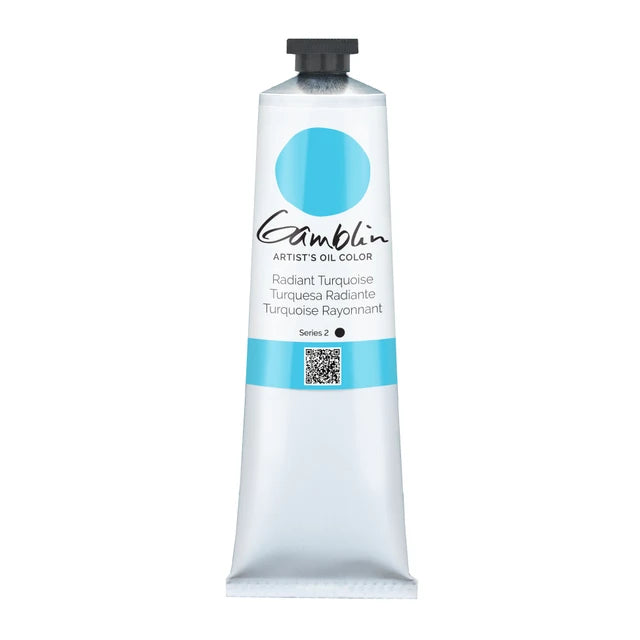 Radiant Turquoise Gamblin Artist Oil
