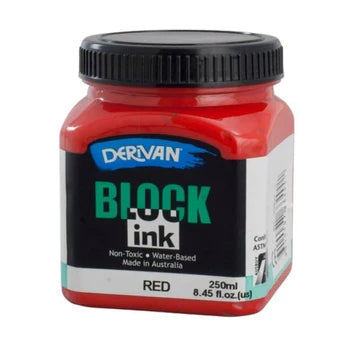 Derivan Block Ink Red (Warm)