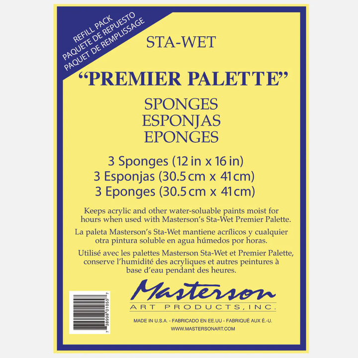 Premier Sponge Refill 3 Pack Masterson