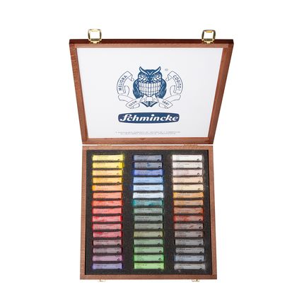 Schmincke Pastel Set Wooden Set 45