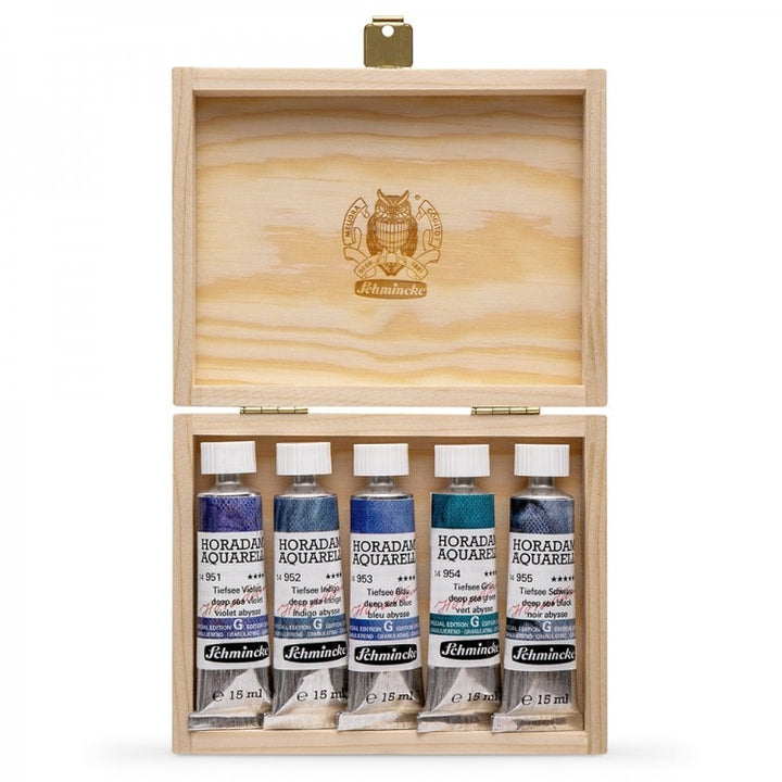 Schmincke Super Granulation Set deep sea, 5 x 15 ml