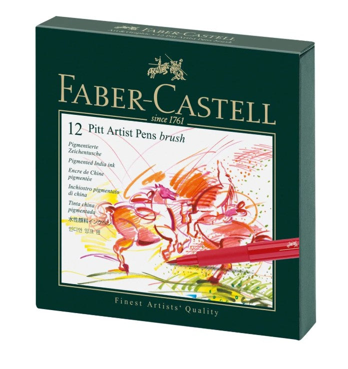 Faber Castell Pitt Artist Pens Set 12