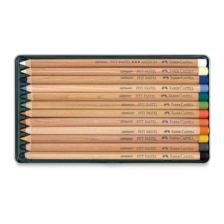 Faber-Castell Pitt Pastel Pencil tin of 12