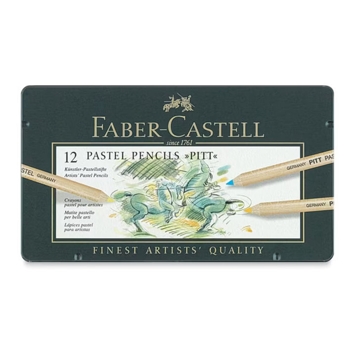 Faber-Castell Pitt Pastel Pencil tin of 12