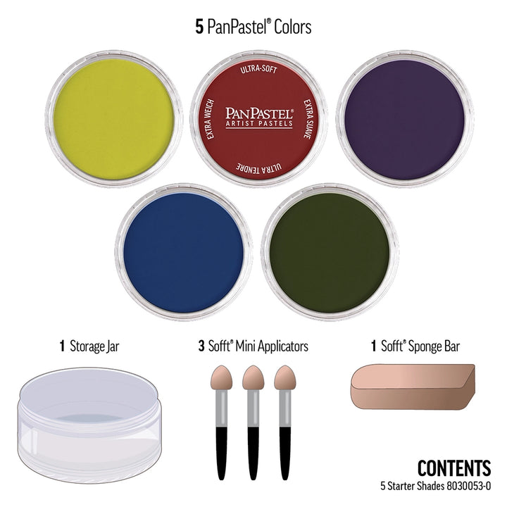 Shades Set Pan Pastel Set 5 Colours