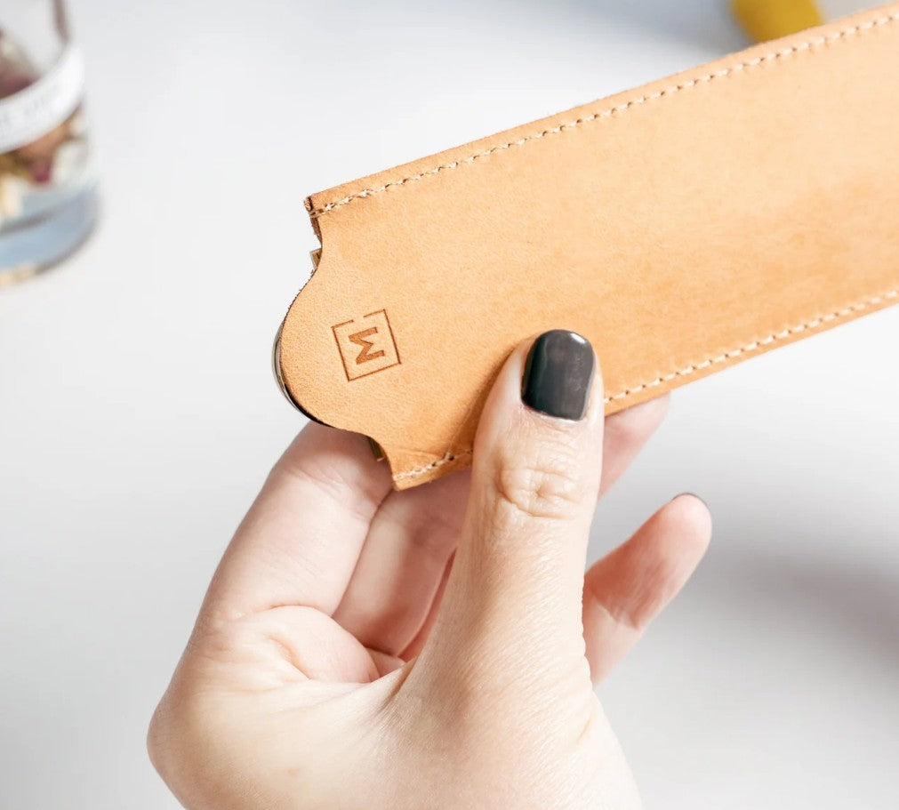 Makers Cabinet Stria Ruler Leather Sheath