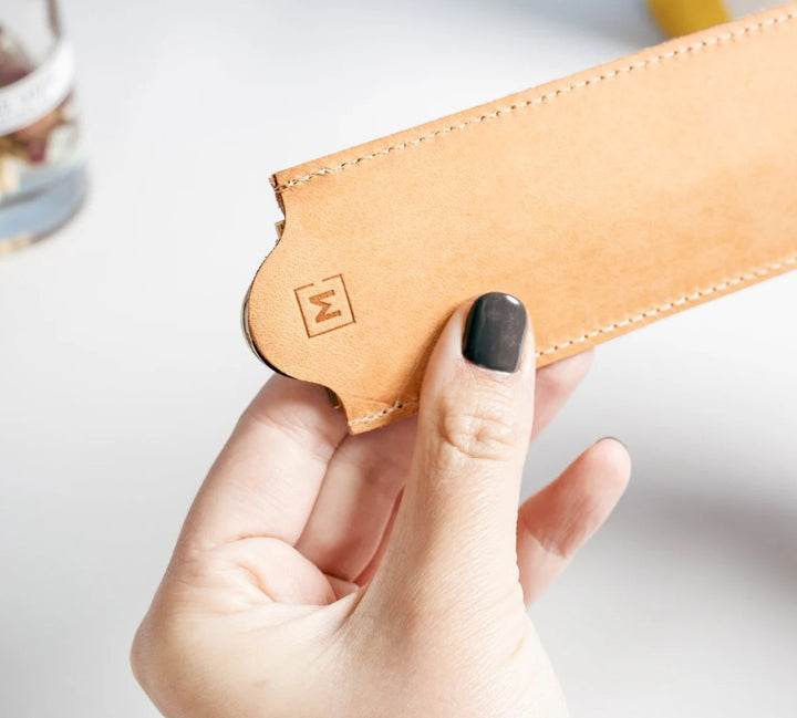 Makers Cabinet Stria Ruler Leather Sheath