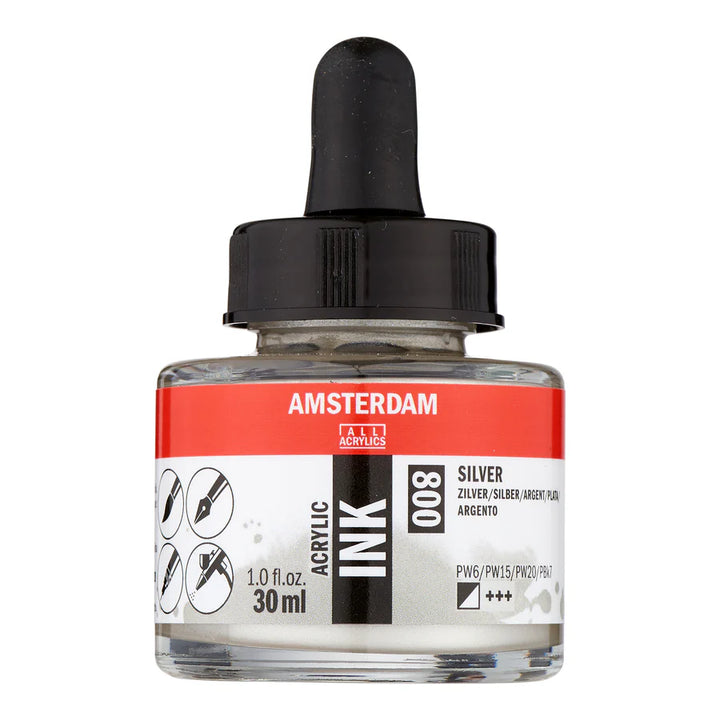 Silver Talens Ink 30ml