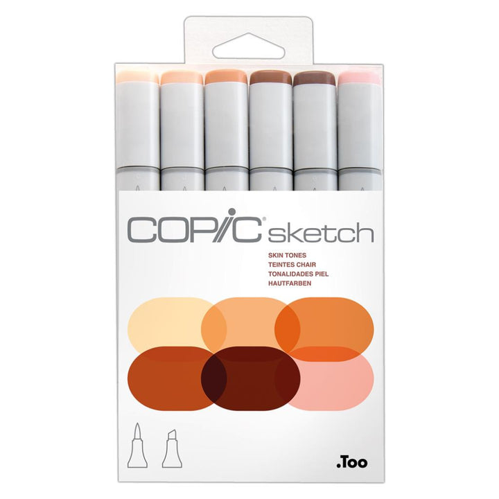 Copic Sketch Skin Tones Set 6