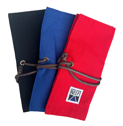 NEEF Canvas Brush Wallet Small Black