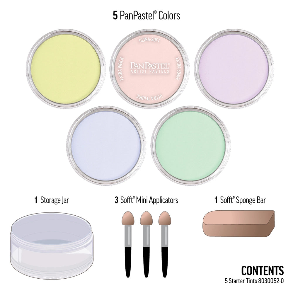 Tints Set Pan Pastel Set 5 Colours