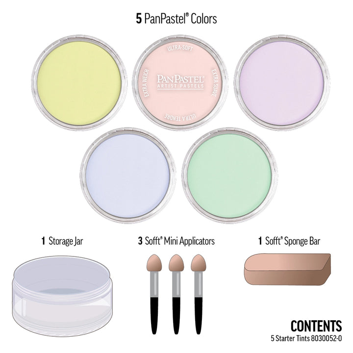 Tints Set Pan Pastel Set 5 Colours