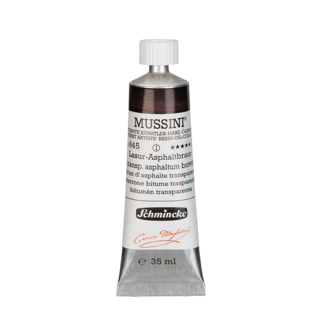 Asphaltum Black Translucent Mussini 35ml