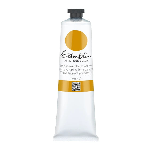 Transparent Earth Yellow Gamblin Artist Oil