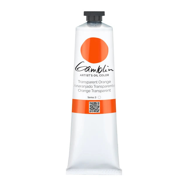 Transparent Orange Gamblin Artist Oil