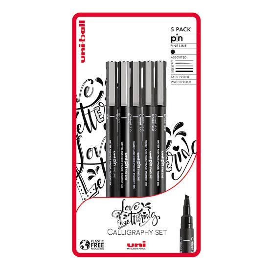 Uni Pin Fineliner 5 set